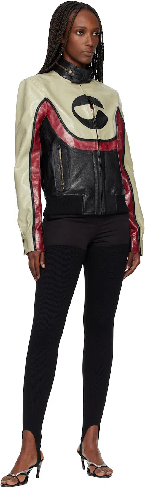 COPERNI 35mm Leather Thong Sandals In Black