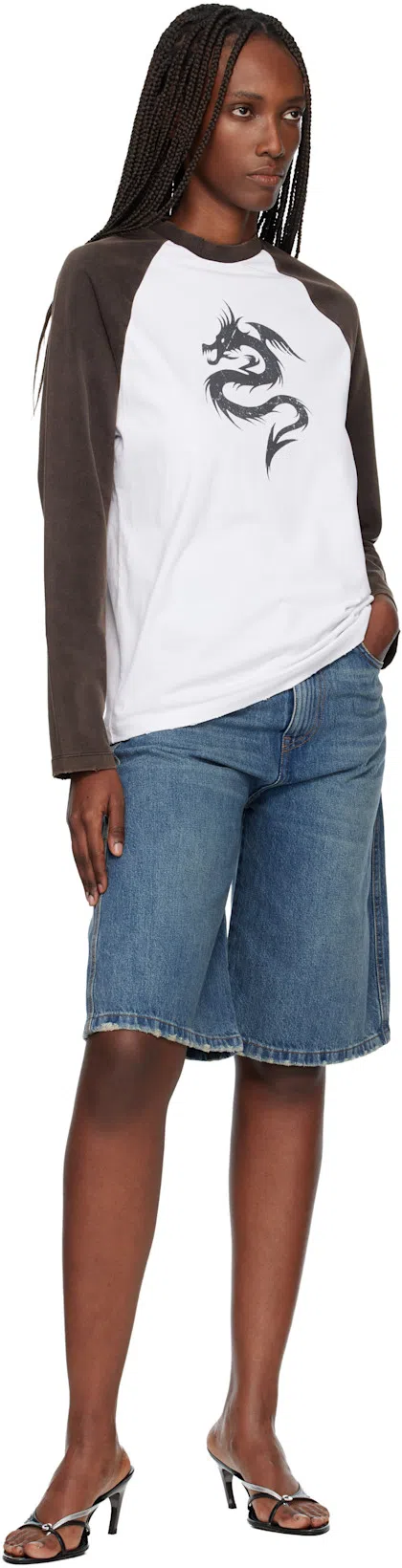 COPERNI 35mm Leather Thong Sandals In Black