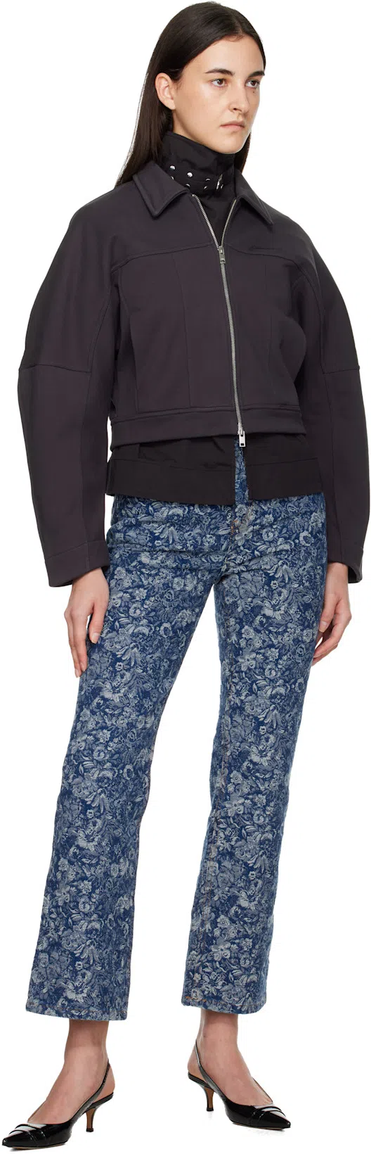 MAISON MARGIELA Black Kinkies Slingback Heels