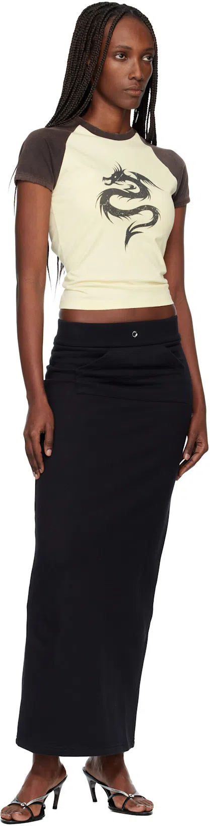 COPERNI 35mm Leather Thong Sandals In Black