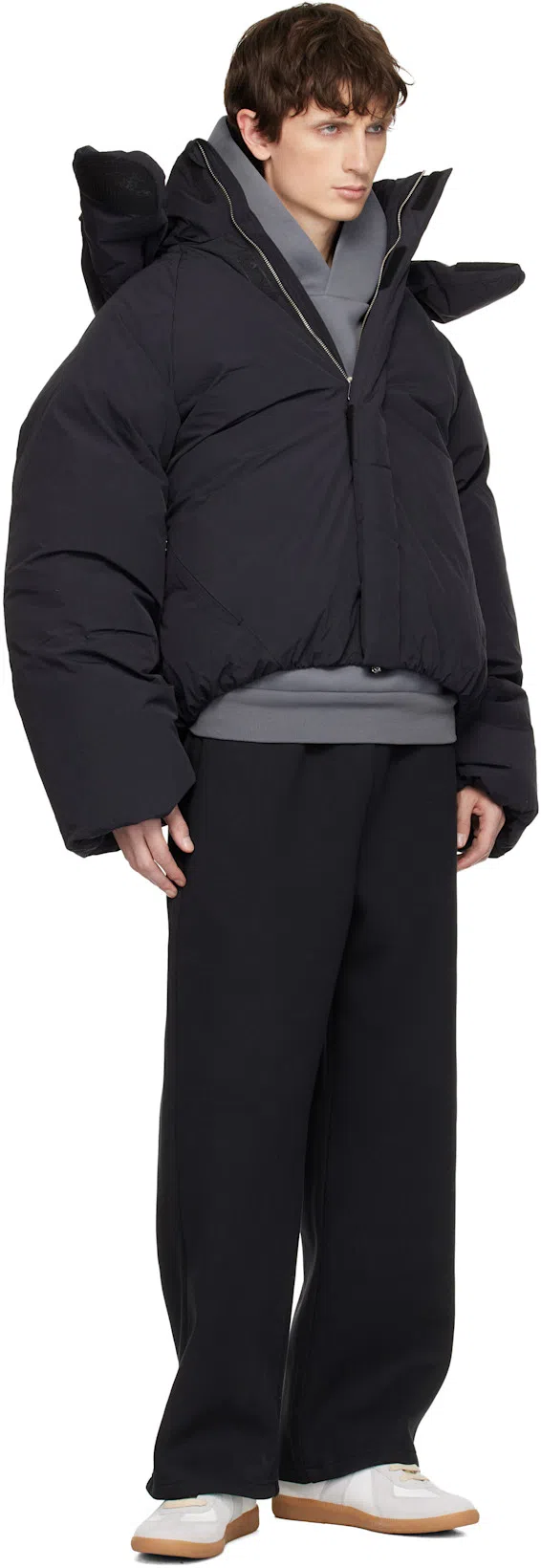 MAISON MARGIELA White Leather Sneakers In Multi