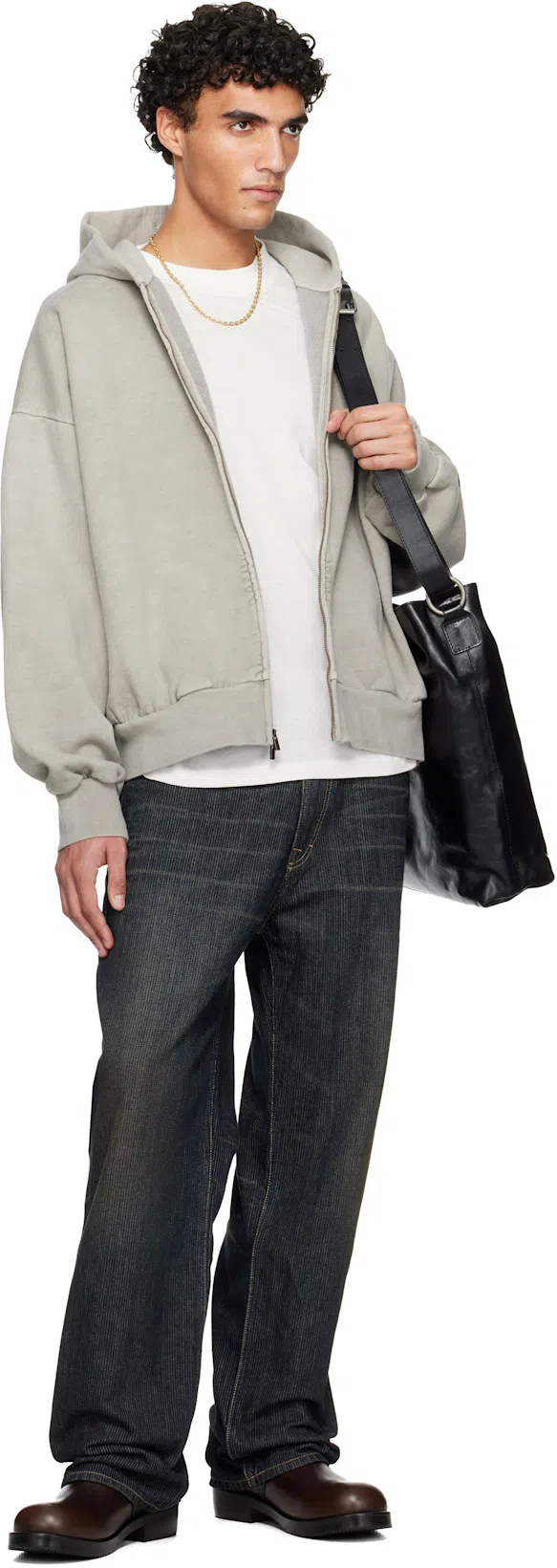 OUR LEGACY Gray Third Cut Jeans In Supergrey Wash