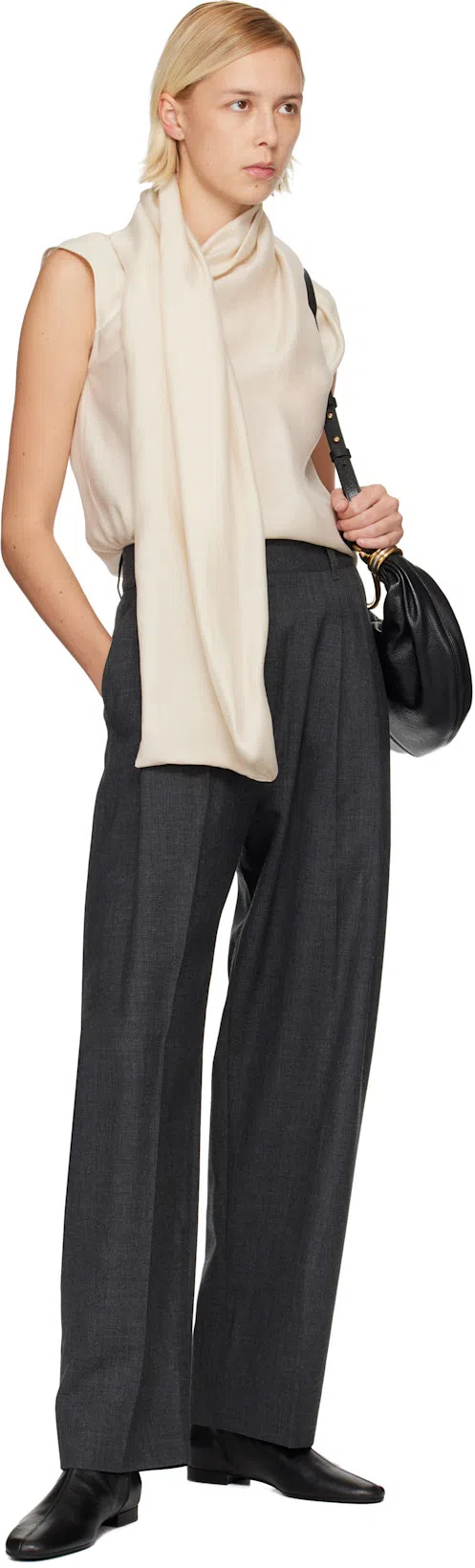 CHLOÉ Small Bracelet Hobo Bag Black