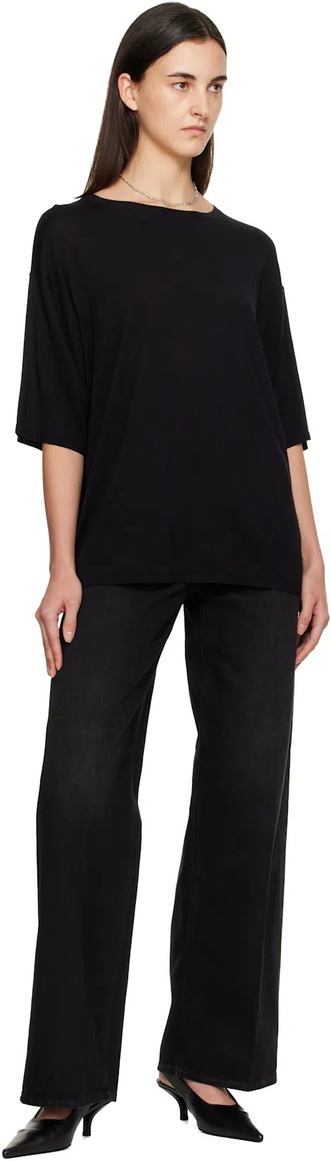 TOTÊME Toteme Classic Slingbacks In Black