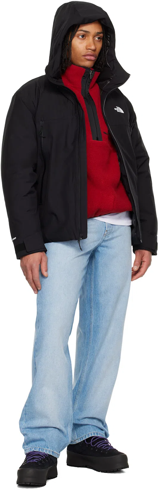 THE NORTH FACE Tnf Range Hooded Down Jacket In Blue