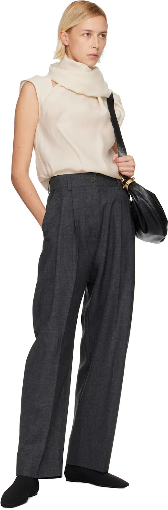 CHLOÉ Small Bracelet Hobo Bag Black