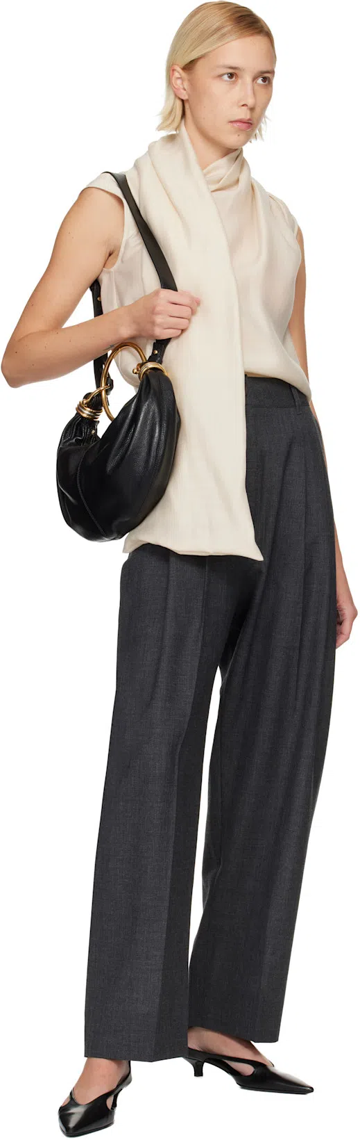 CHLOÉ Small Bracelet Hobo Bag Black