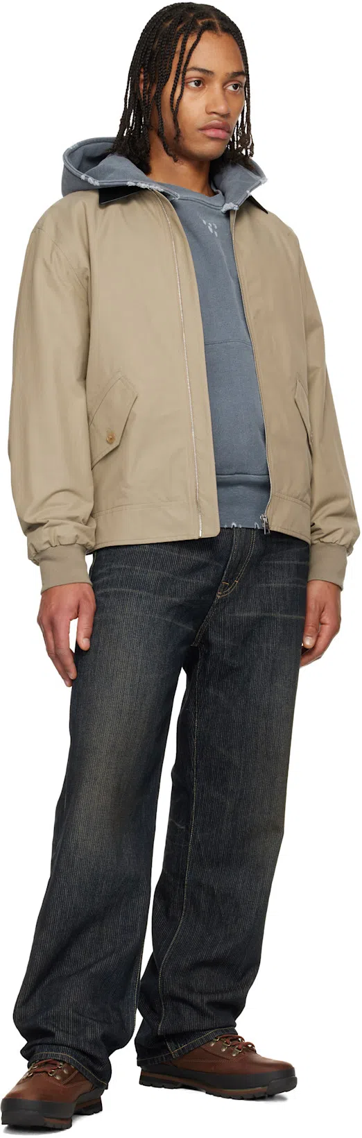 OUR LEGACY Gray Third Cut Jeans In Supergrey Wash