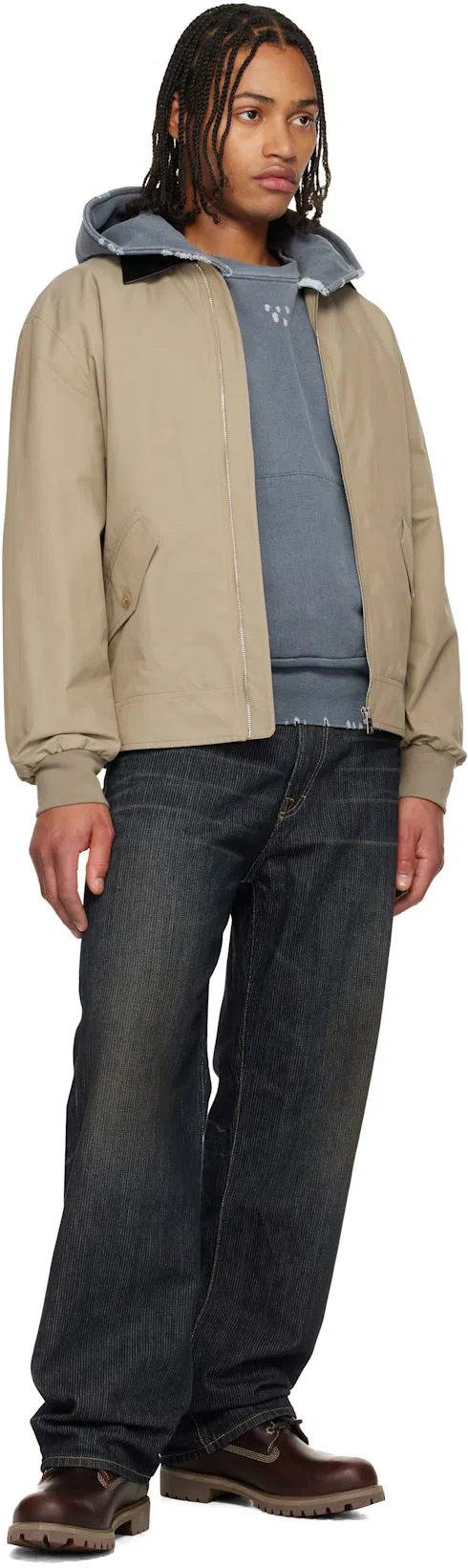 OUR LEGACY Gray Third Cut Jeans In Supergrey Wash