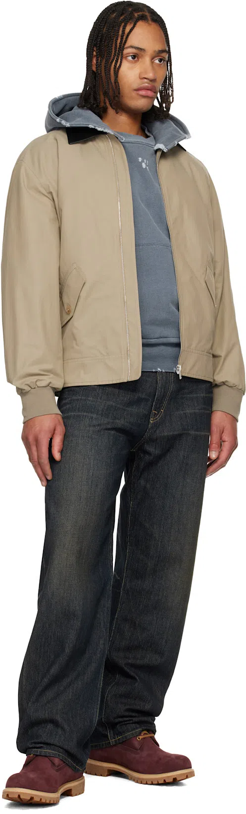 OUR LEGACY Gray Third Cut Jeans In Supergrey Wash