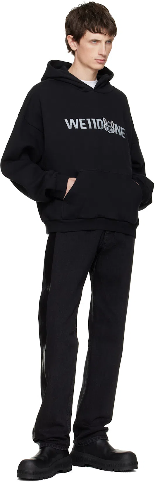 JIL SANDER Black Leather Chelsea Boots