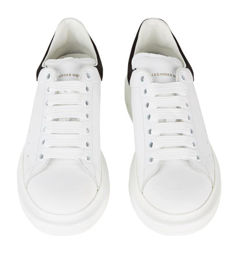 ALEXANDER MCQUEEN Oversized Sneakers In Black And White Leather