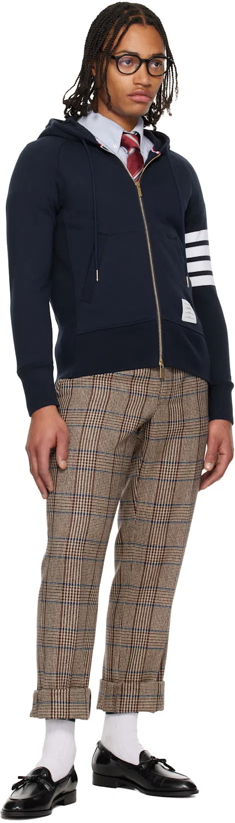 VALENTINO GARAVANI Bowshire Loafers In Black Glossy Calfskin