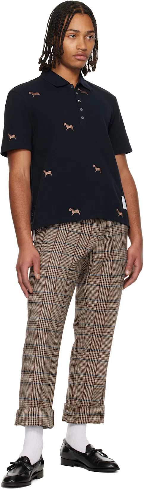 VALENTINO GARAVANI Bowshire Loafers In Black Glossy Calfskin