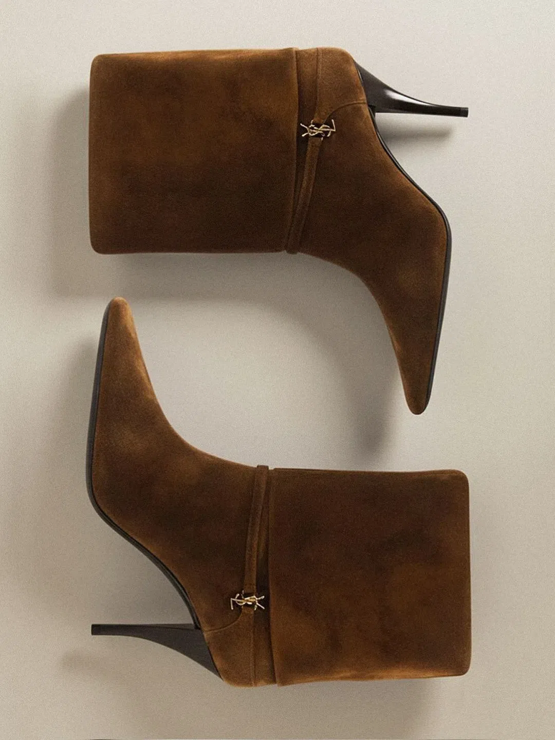 JACQUEMUS The Tourni Suede And Glossed-leather Ankle Boots In Black