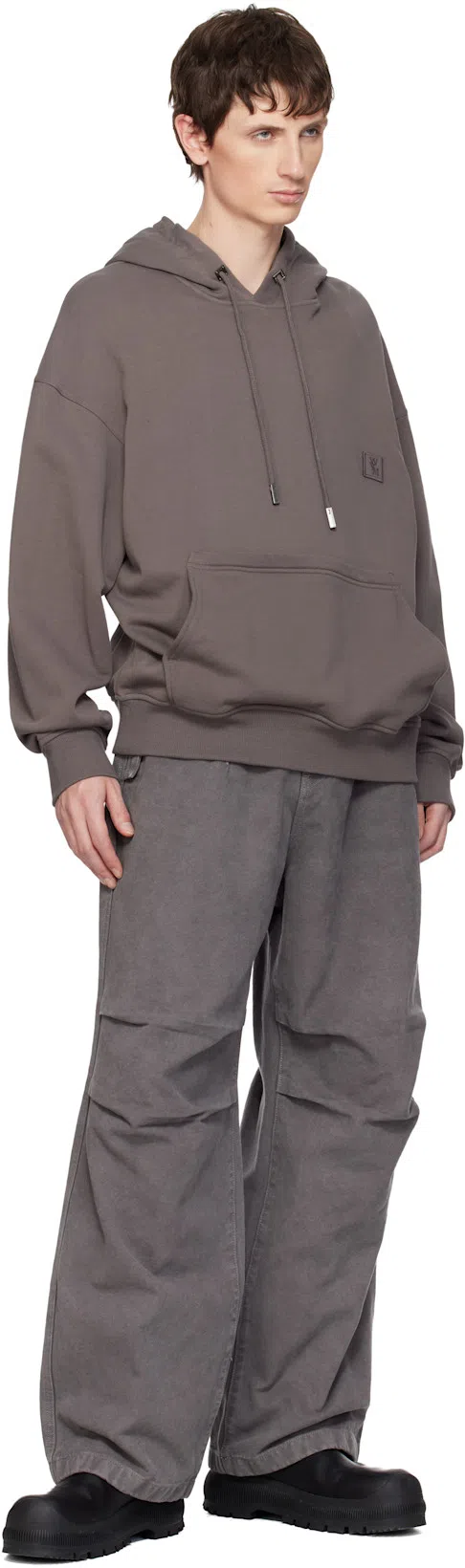 JIL SANDER Black Leather Chelsea Boots