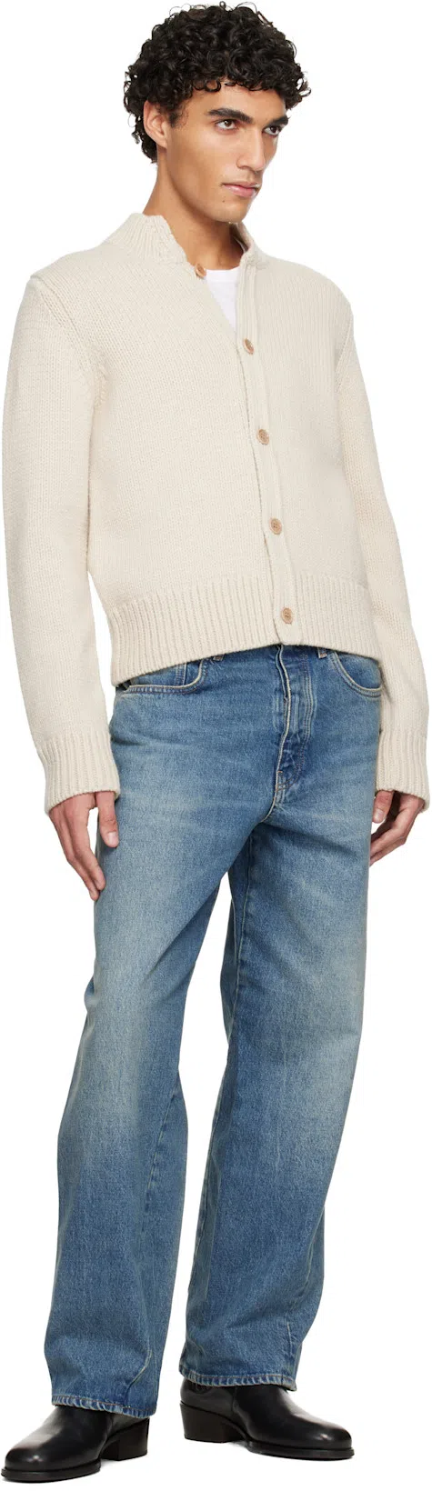 OUR LEGACY New Box Cotton Jersey T-shirt In White