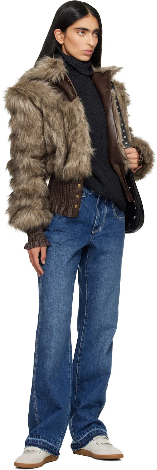 ISABEL MARANT Beth Mixed Leather Triple-grip Sneakers In Multi