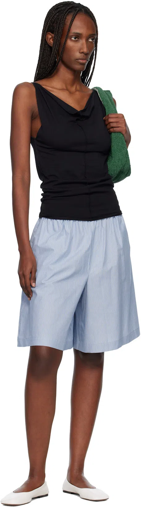 THE ROW Square-toe Ballet Flats In Animal Print