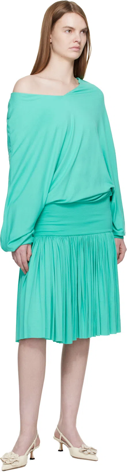 JIMMY CHOO Latte Shiny Nappa Leather Slingbacks With Lace Corsage In Multi