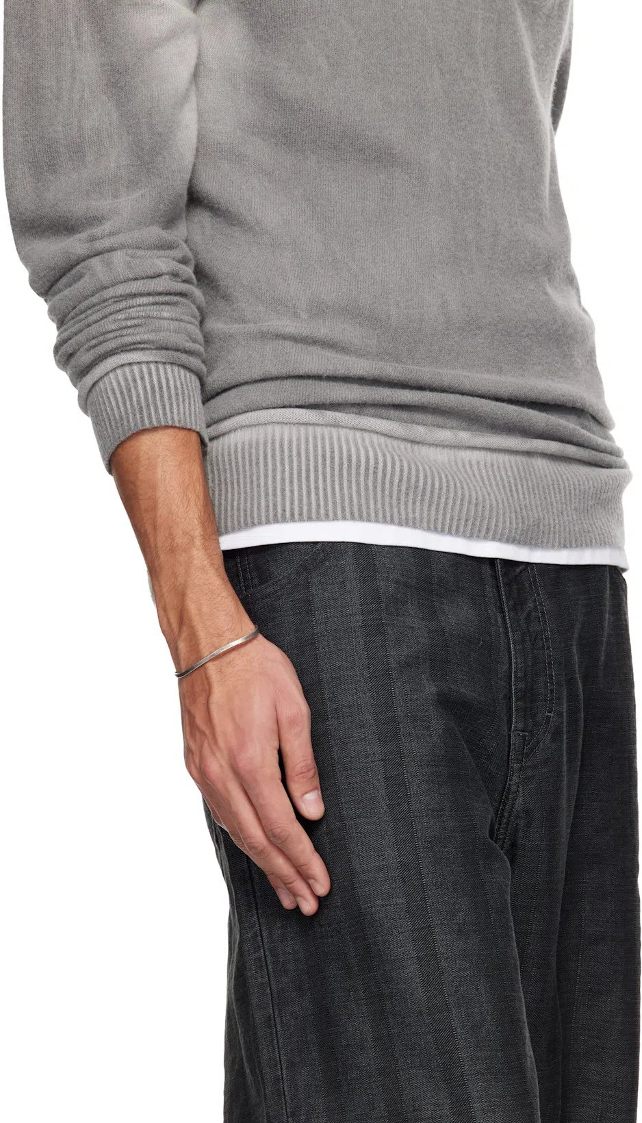 OUR LEGACY Gray Third Cut Jeans In Supergrey Wash