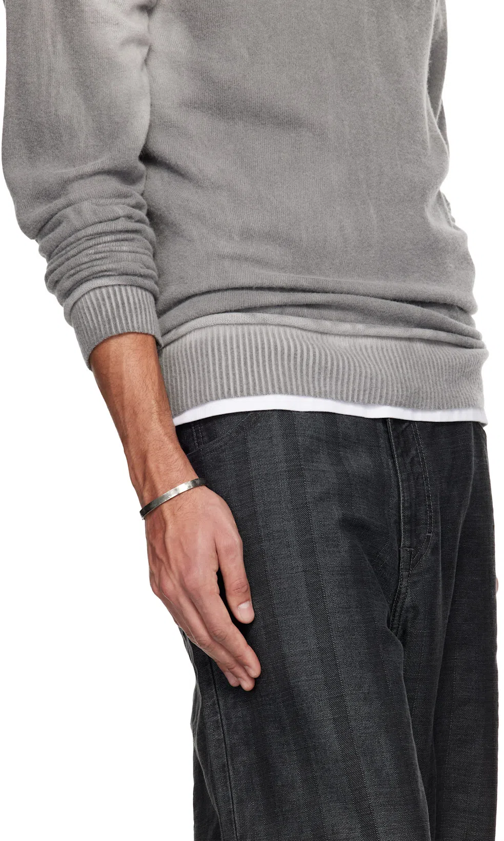 OUR LEGACY Gray Third Cut Jeans In Supergrey Wash