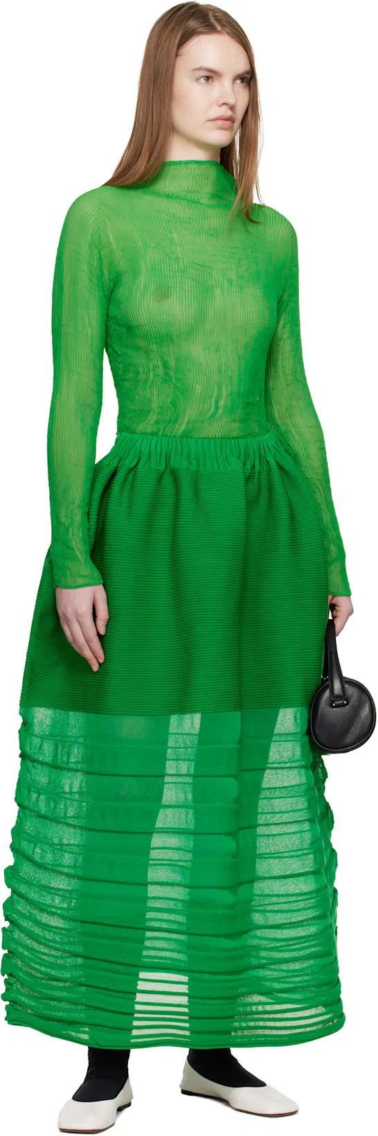 THE ROW Square-toe Ballet Flats In Animal Print