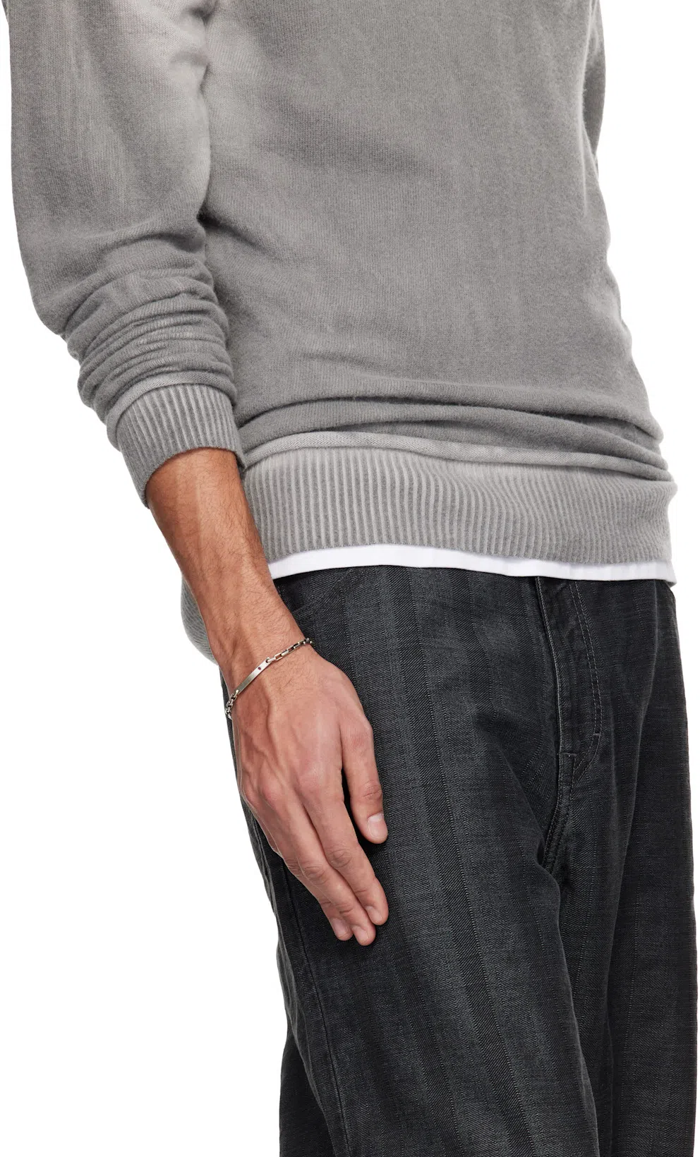 OUR LEGACY Gray Third Cut Jeans In Supergrey Wash