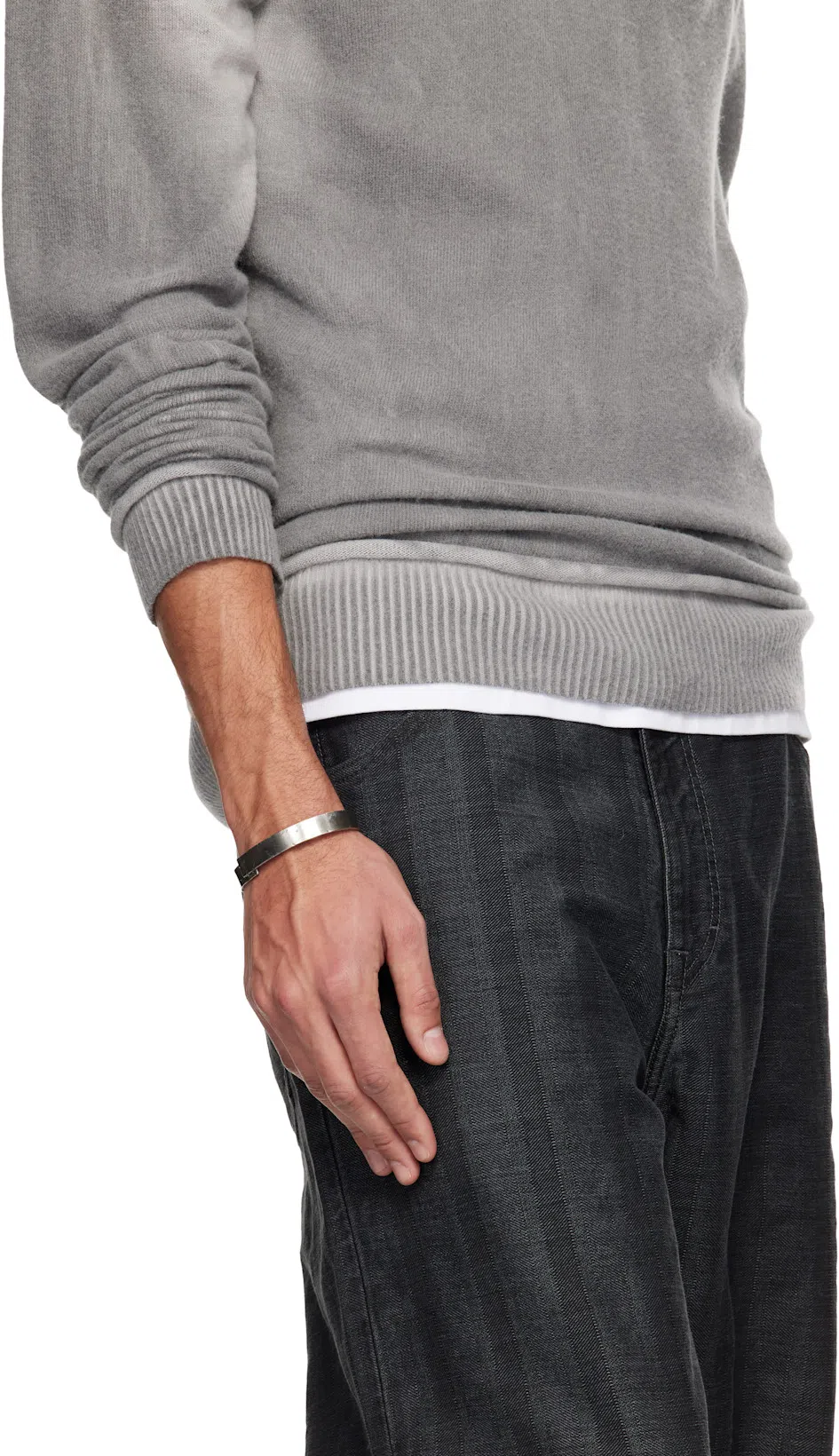 OUR LEGACY Gray Third Cut Jeans In Supergrey Wash