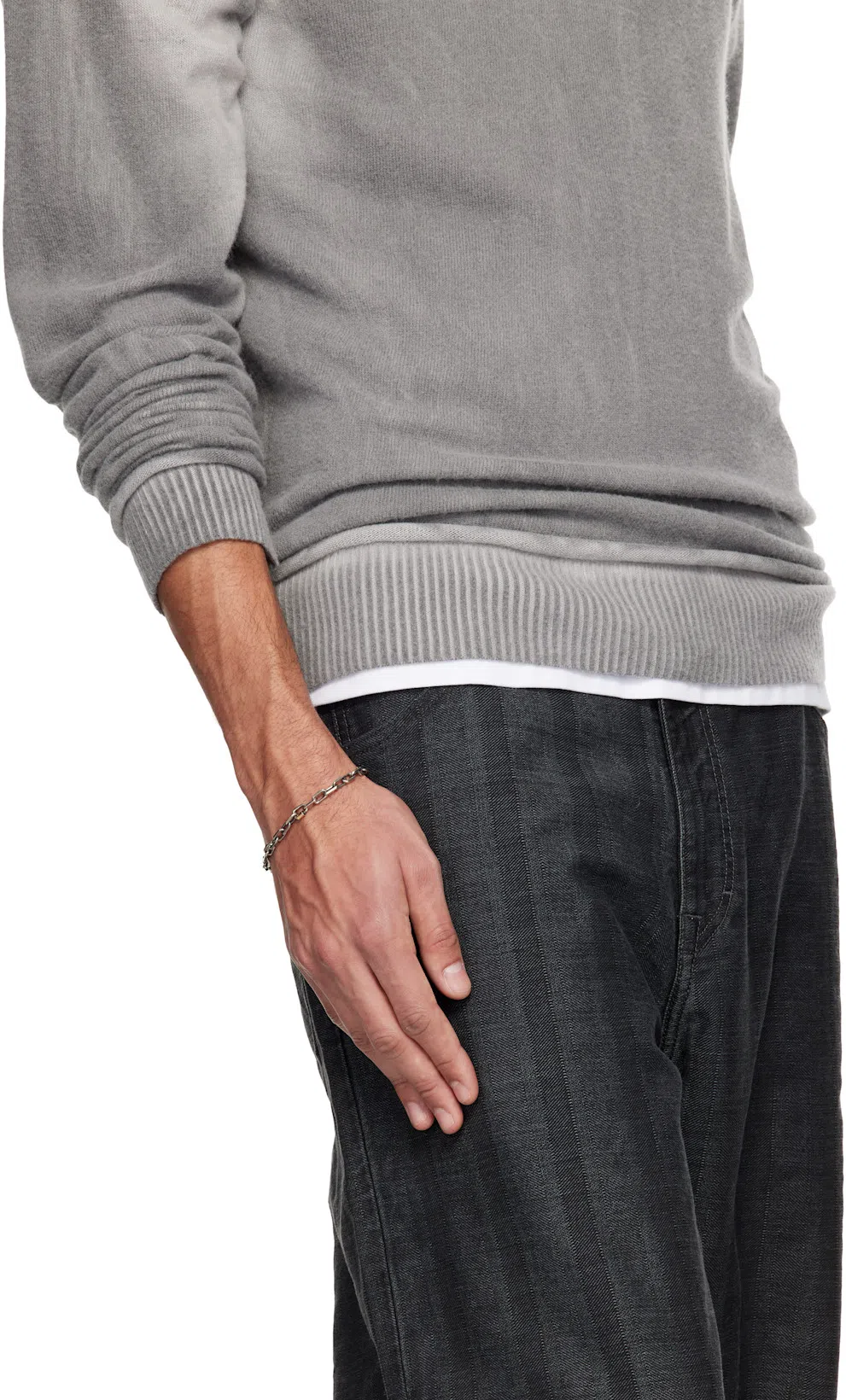 OUR LEGACY Gray Third Cut Jeans In Supergrey Wash