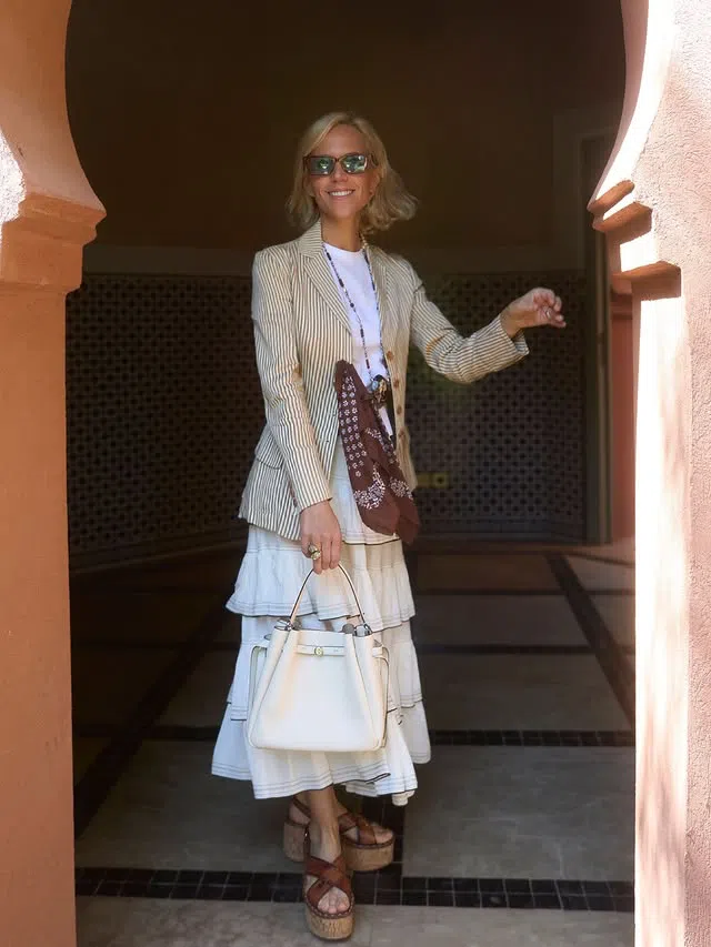 TORY BURCH Romy Small Crossbody Bag Pound Cake