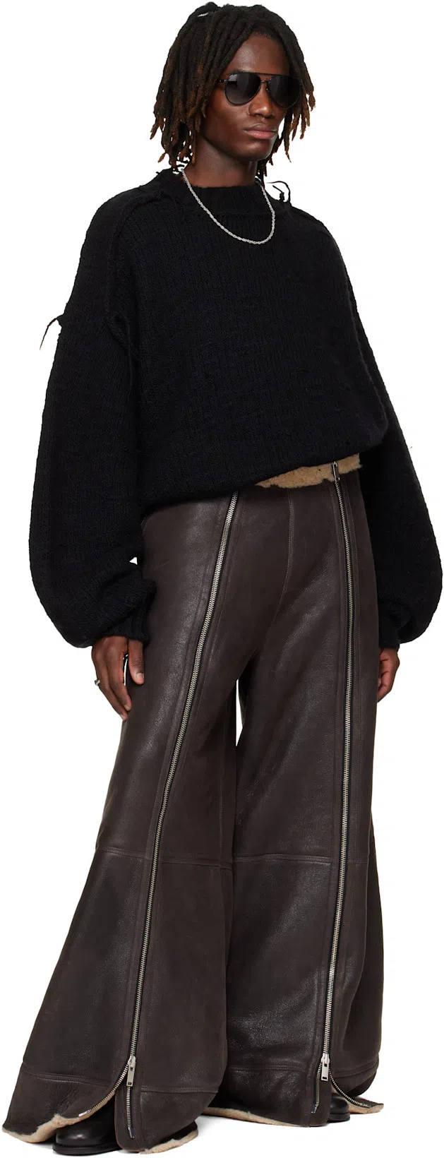 LEMAIRE Black Vegetable-tanned Chelsea Boots In Bk999 Black