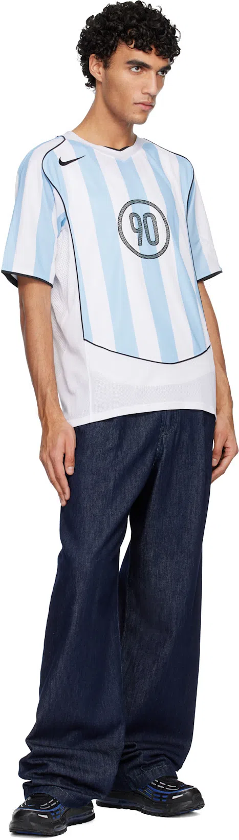 NIKE T90 Argentina Jersey In Blue
