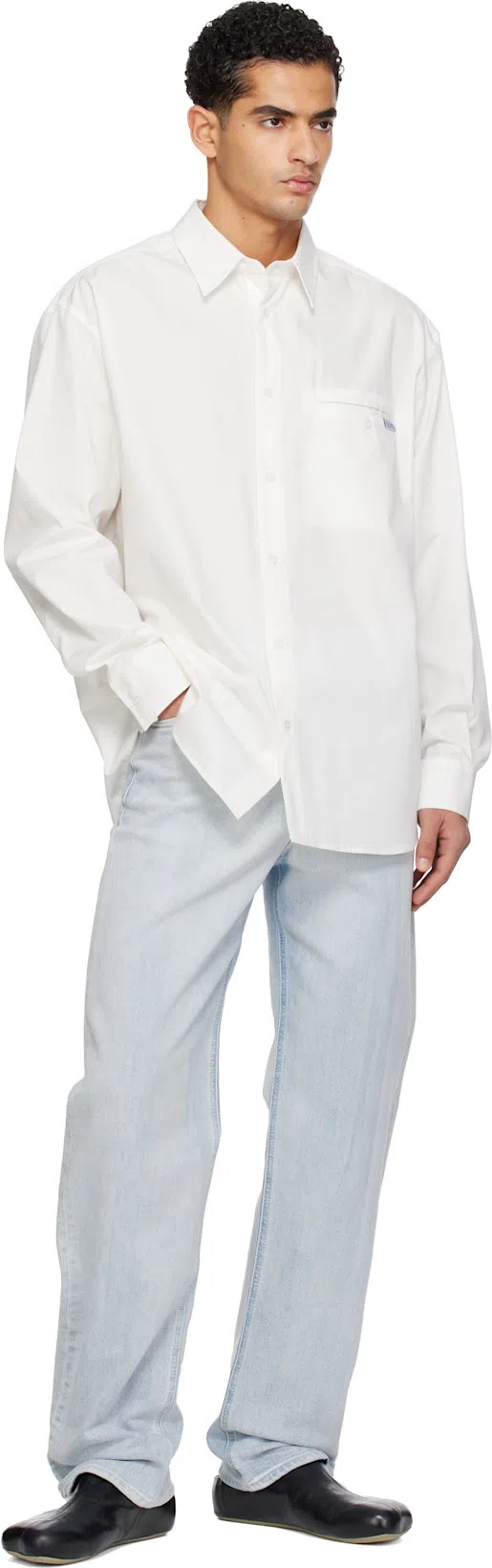 MM6 MAISON MARGIELA Anatomical Leather Sabot In Black