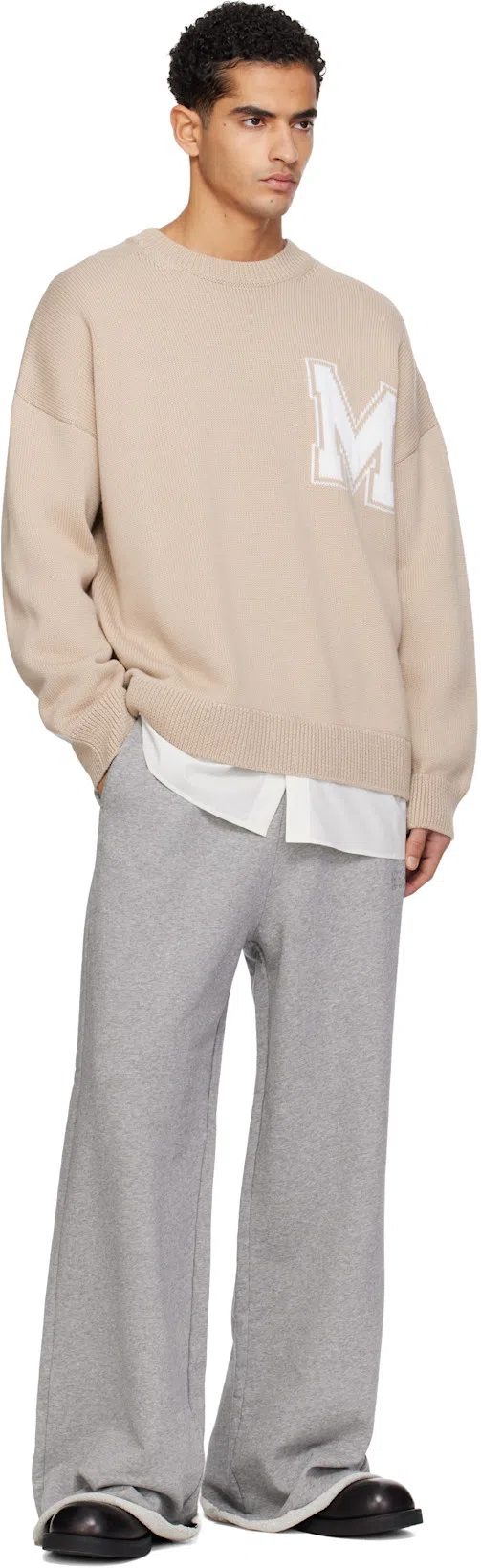 MM6 MAISON MARGIELA External Labels Cotton Crewneck T-shirt In White