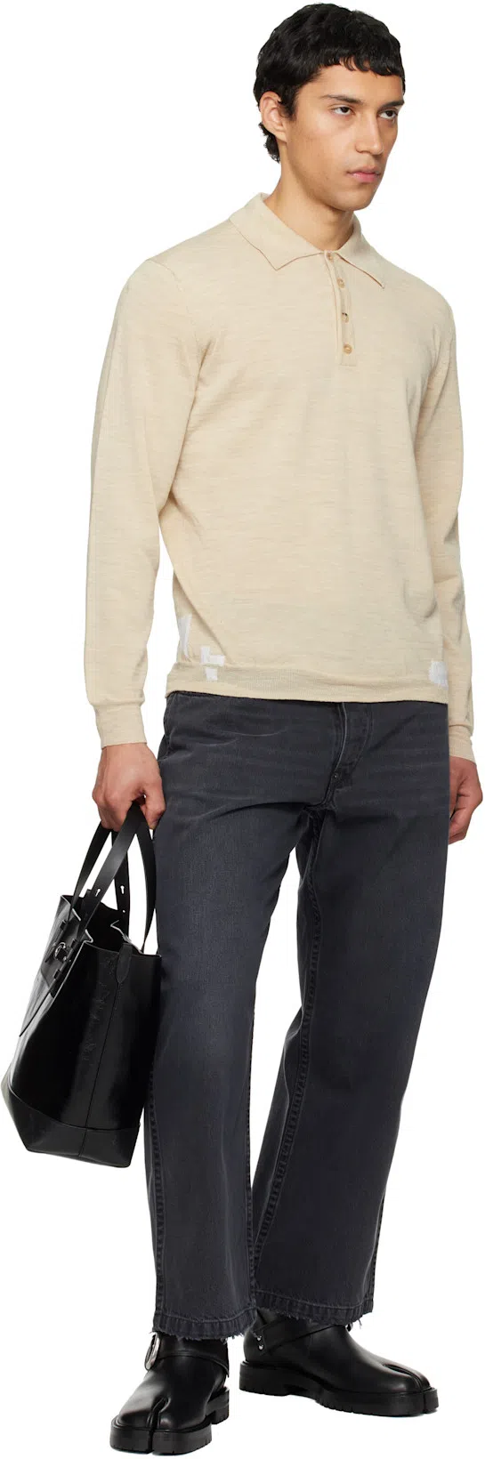 MAISON MARGIELA Tabi Buckle-ankle Coutry Boots In Black