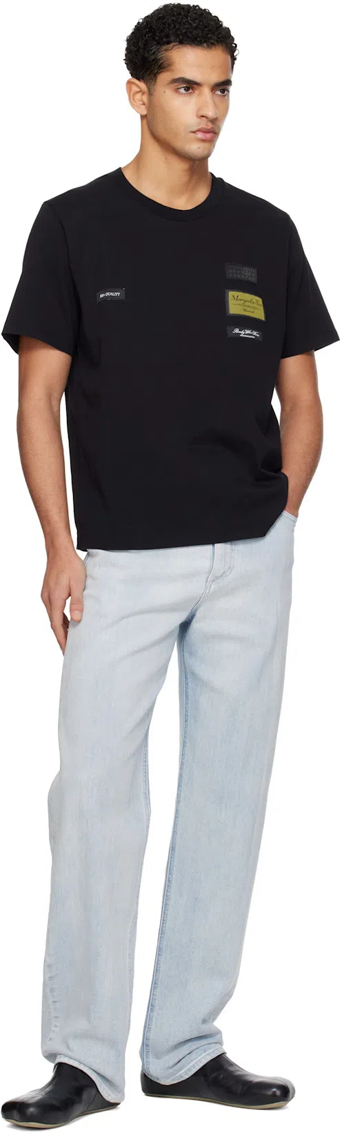 MM6 MAISON MARGIELA Anatomical Leather Sabot In Black