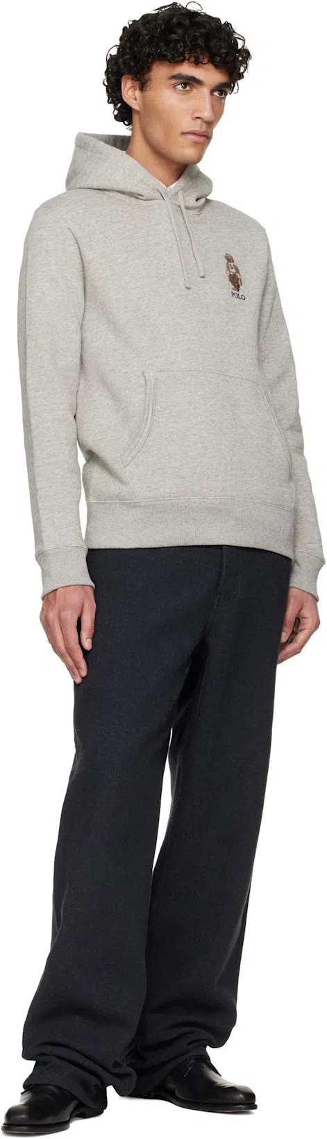 POLO RALPH LAUREN Slim-fit Button-down Collar Logo-embroidered Cotton Oxford Shirt In White