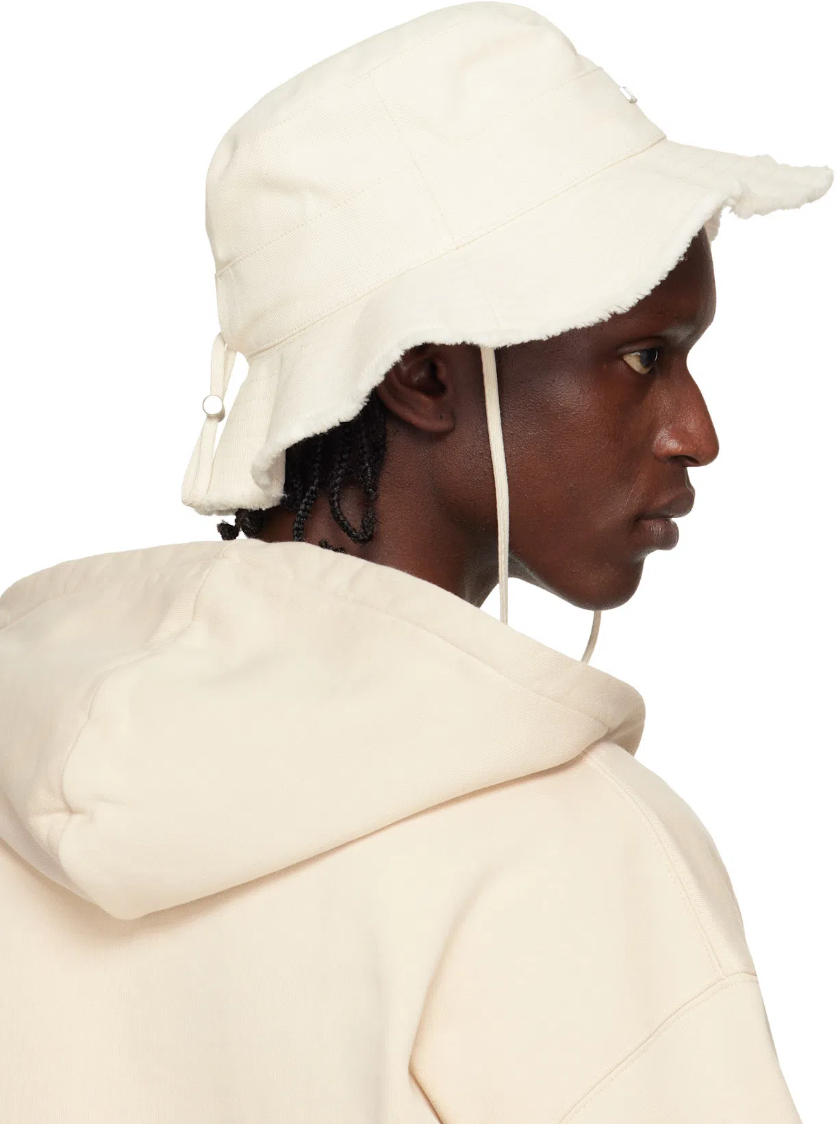 JACQUEMUS Le T-shirt Gros Grain White T-shirt With Logo Patch On The Front In Cotton Man