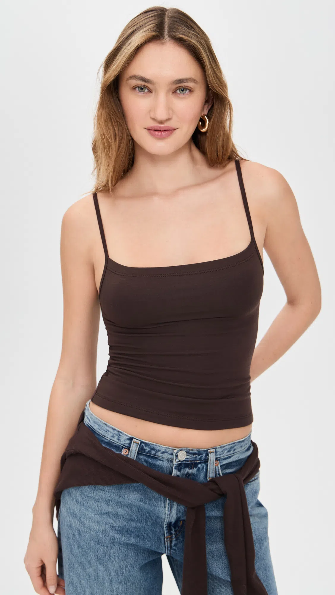 TONY BIANCO Avanti Wedge Thong Sandals Espresso Suede In Brown