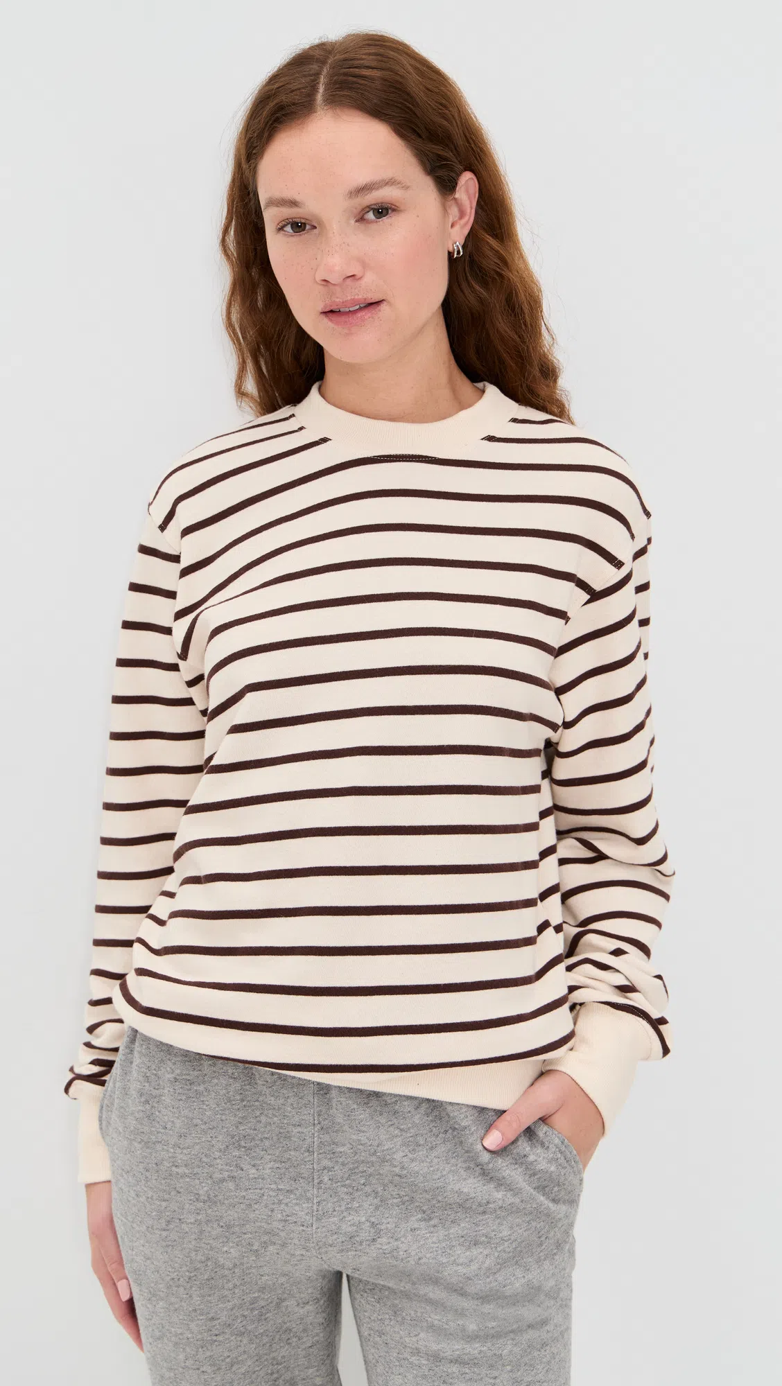 CITIZEN OF HUMANITY Lindz Low Rise Easy Straight With Tuxedo Stripe Jeans In Blue