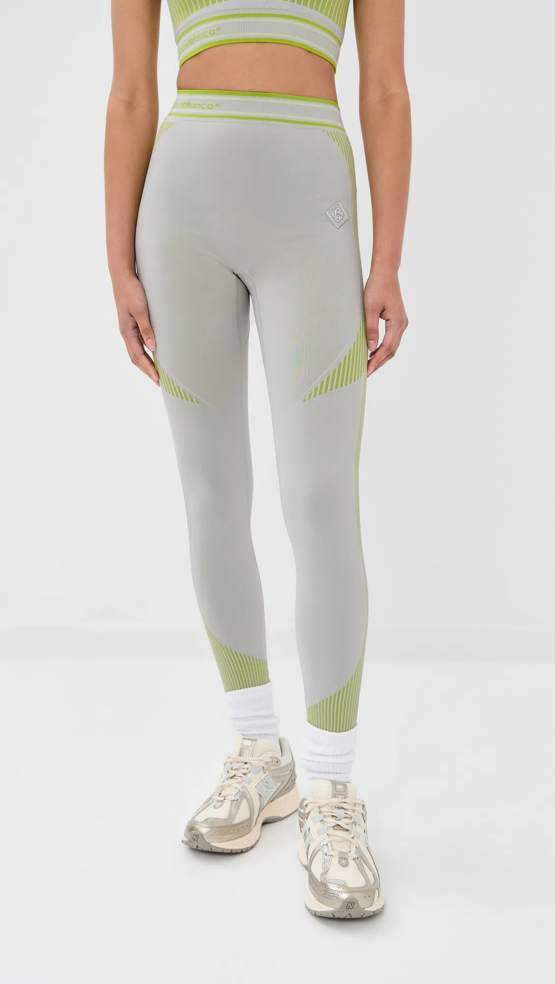 ATTICO Boots Lea Structured Knee-high Boots In Gray