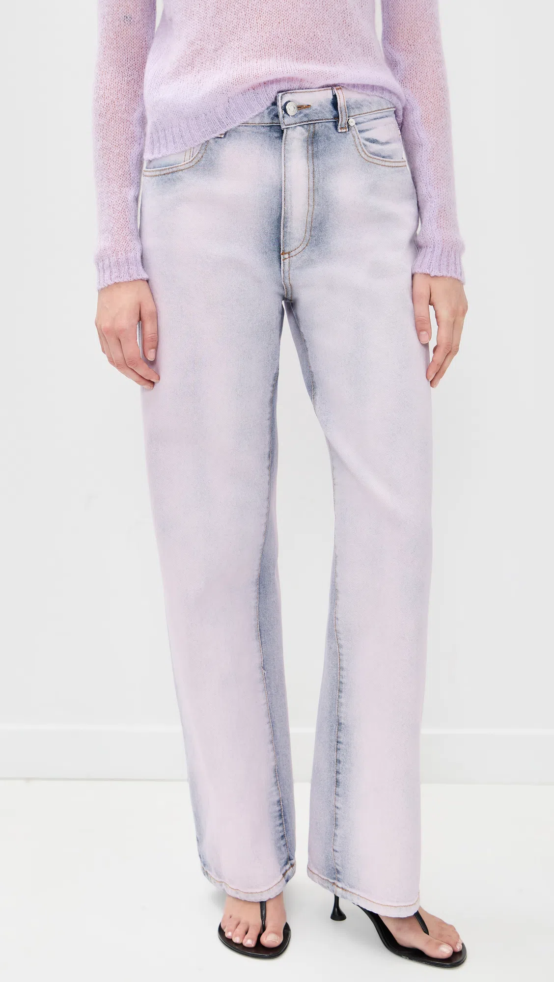 ATTICO Boots Lea Structured Knee-high Boots In Gray