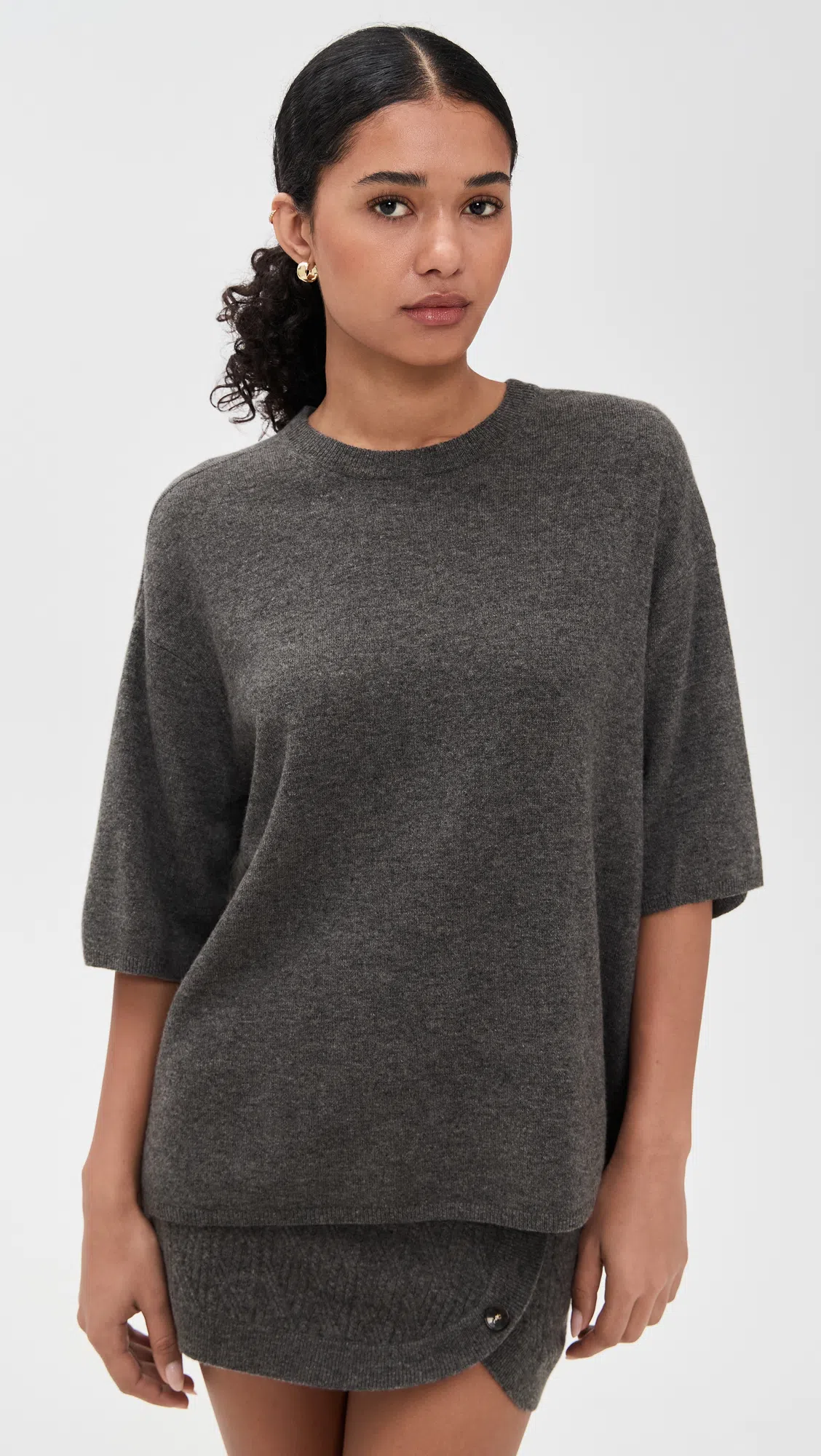 BLACK SUEDE STUDIO Arrow Suede Loafer Hot Fudge In Brown