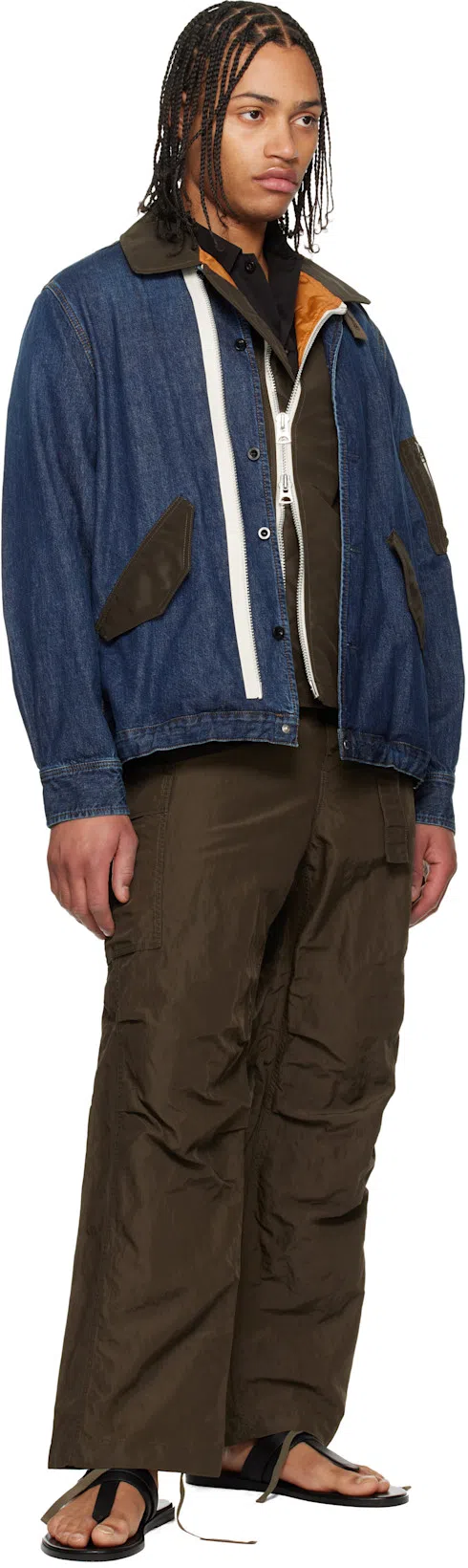 TOM FORD Flat Sandals Open Toe Single Strap In Black