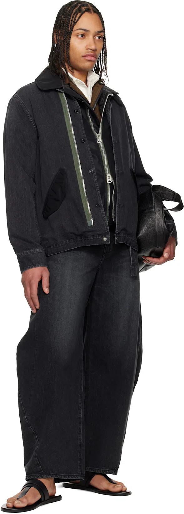 TOM FORD Flat Sandals Open Toe Single Strap In Black