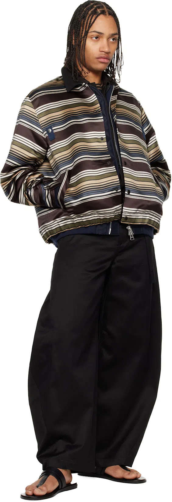 TOM FORD Flat Sandals Open Toe Single Strap In Black