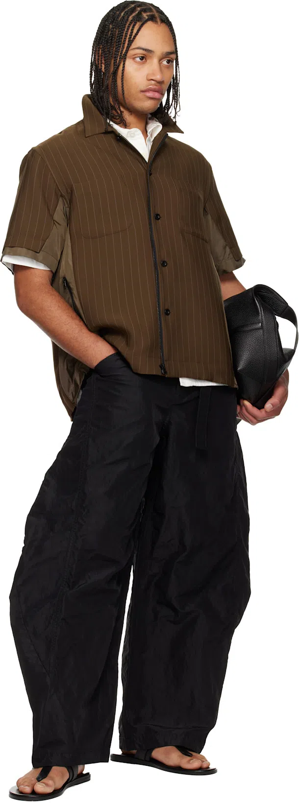 TOM FORD Flat Sandals Open Toe Single Strap In Black