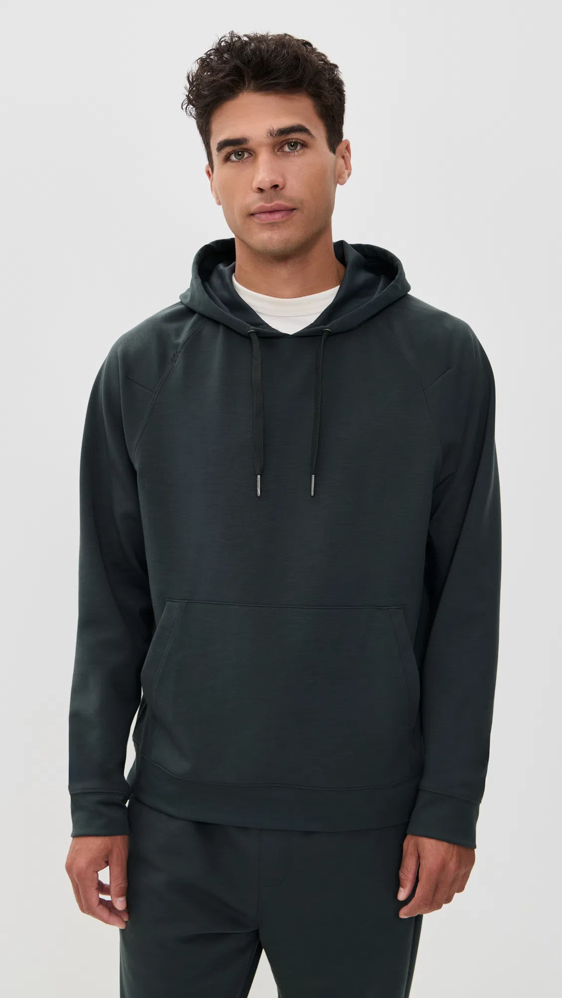 MADEWELL Allday Garment Dyed Cotton T-shirt In Black Coal