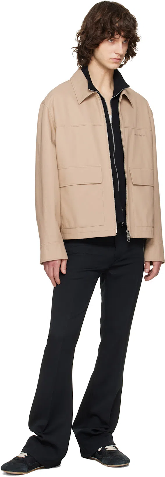 BOTTEGA VENETA Black Fabric And Suede Orbit Flash Sneakers In Multi